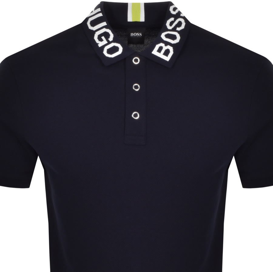 Alternative Image for ProductBOSS Parlay Short Sleeved Polo T Shirt Navy2